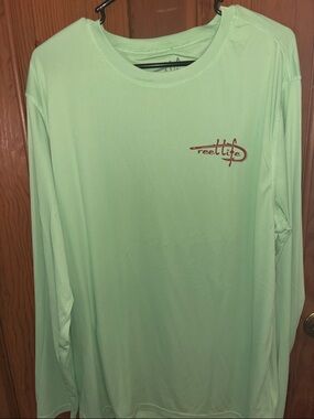 NWOT Reel Life Men's Long Sleeve Performance Tee